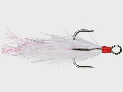 Gamakatsu Black Feathered Treble Hook - 2pk