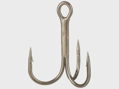 Gamakatsu Round Bend Treble Hook - Bronze