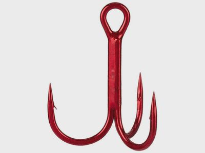 Gamakatsu Round Bend Treble - Red