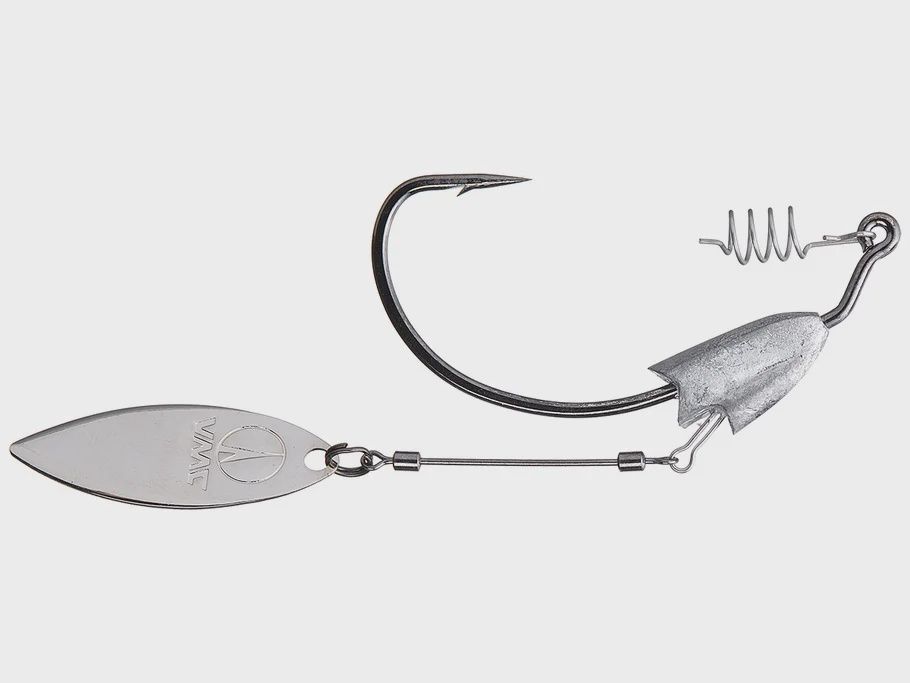 VMC Heavy Duty Weighted Willow Swimbait Hook, Size: 3/8oz - 6/0