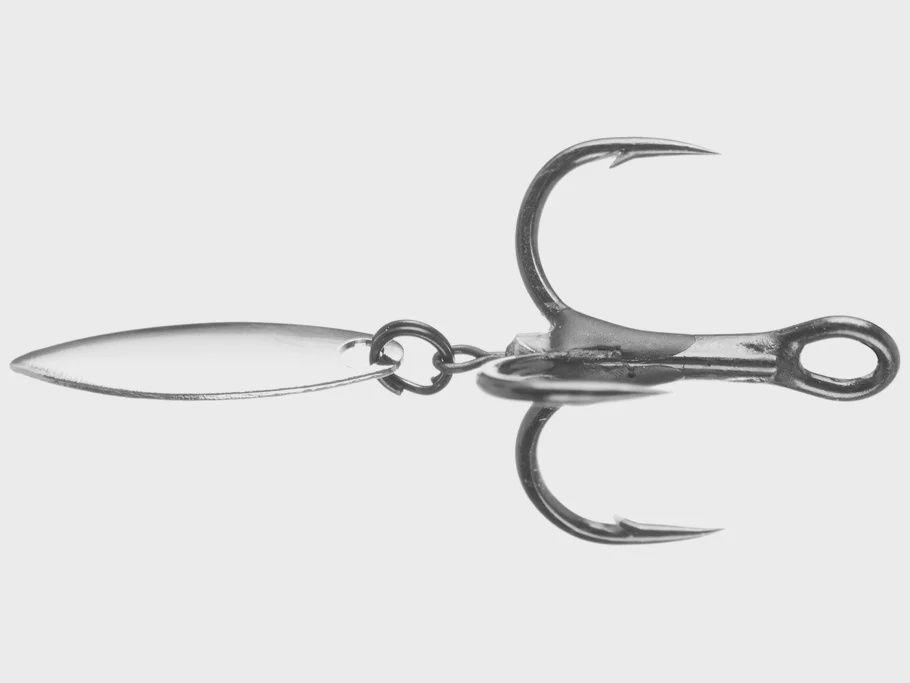 VMC Bladed Hybrid Treble Hook, Size: 8