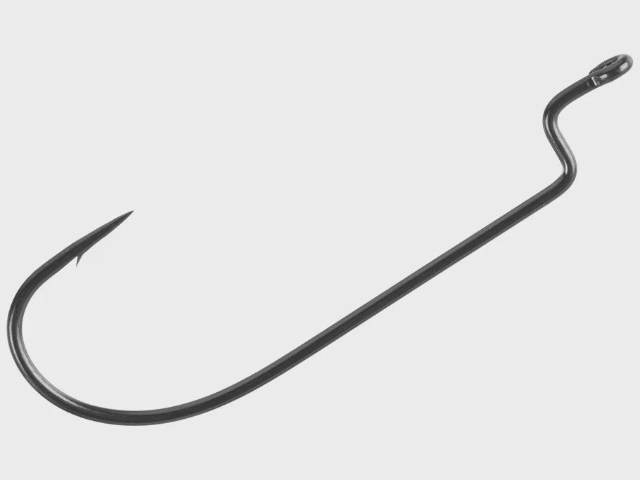 Gamakatsu Nano Alpha O&#39;Shaughnessy Offset Worm Hook, Size: 1/0 - 6pk