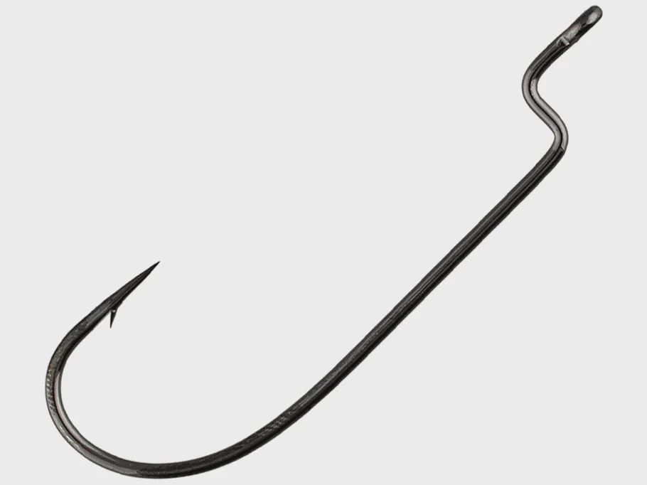 Gamakatsu Offset Shank Worm O&#39;Shaughnessy Hooks, Size: 5/0 - 5pk