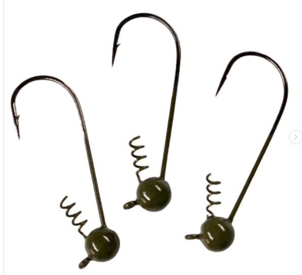 Georgia Blade Screw Ball Head, Size: 1/8oz, color: Brown