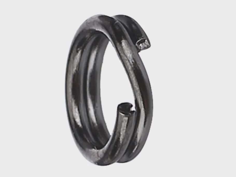 Owner Hyper Wire Split Rings Black, Size: 4