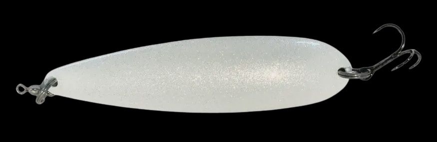 Georgia Blade Flutter Spoon, Size: 5in, color: Pearl