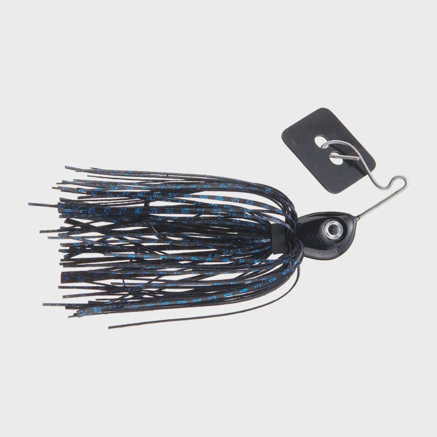 Pulse Fishing Side Piece, Size: 3/8oz, color: Black/Blue