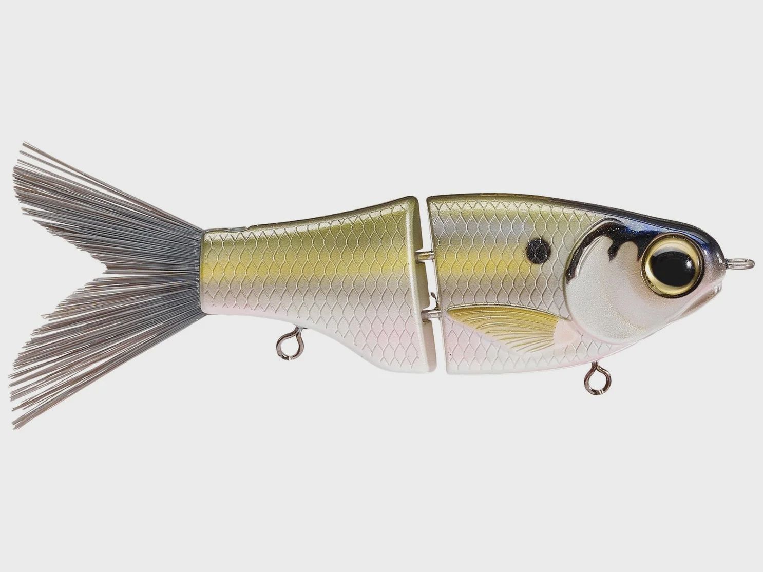 SPRO KGB Lil Guy 120 Glide Bait, color: # 09 Platinum Shad