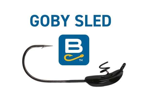 Buckeye Goby Sled, Size: 1/2oz, color: Black