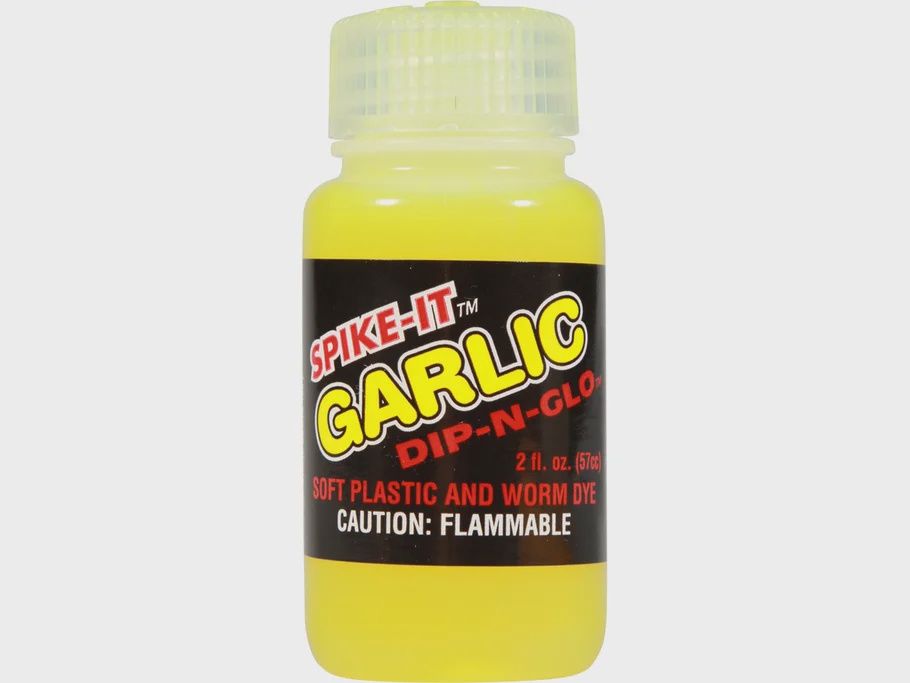 Spike It Dip-N-Glo Soft Plastic Dye, color: Chartreuse - Garlic