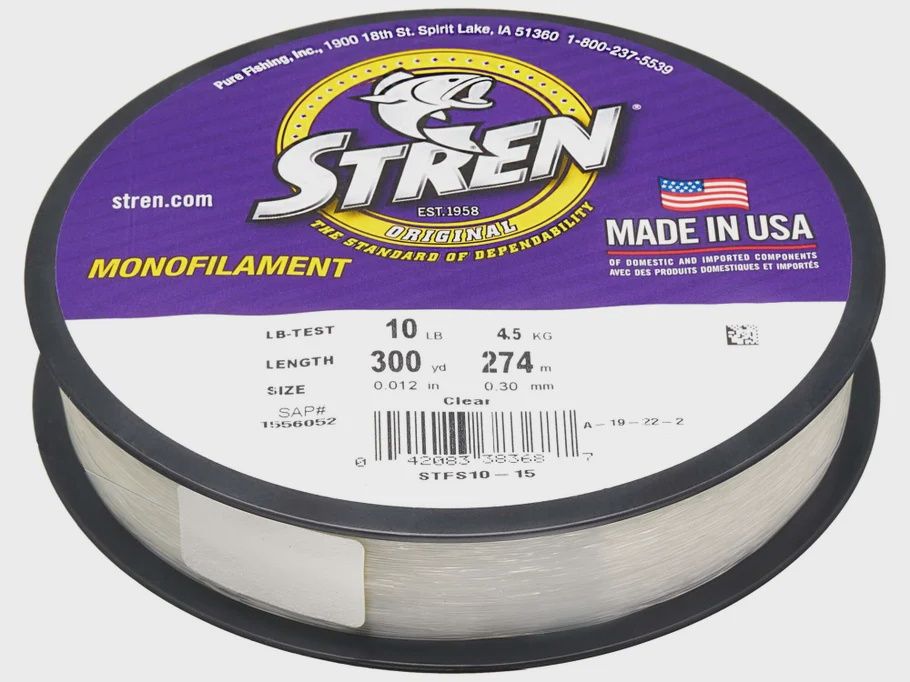 Stren Original Monofilament Line Clear, Size: 12lb, color: Clear