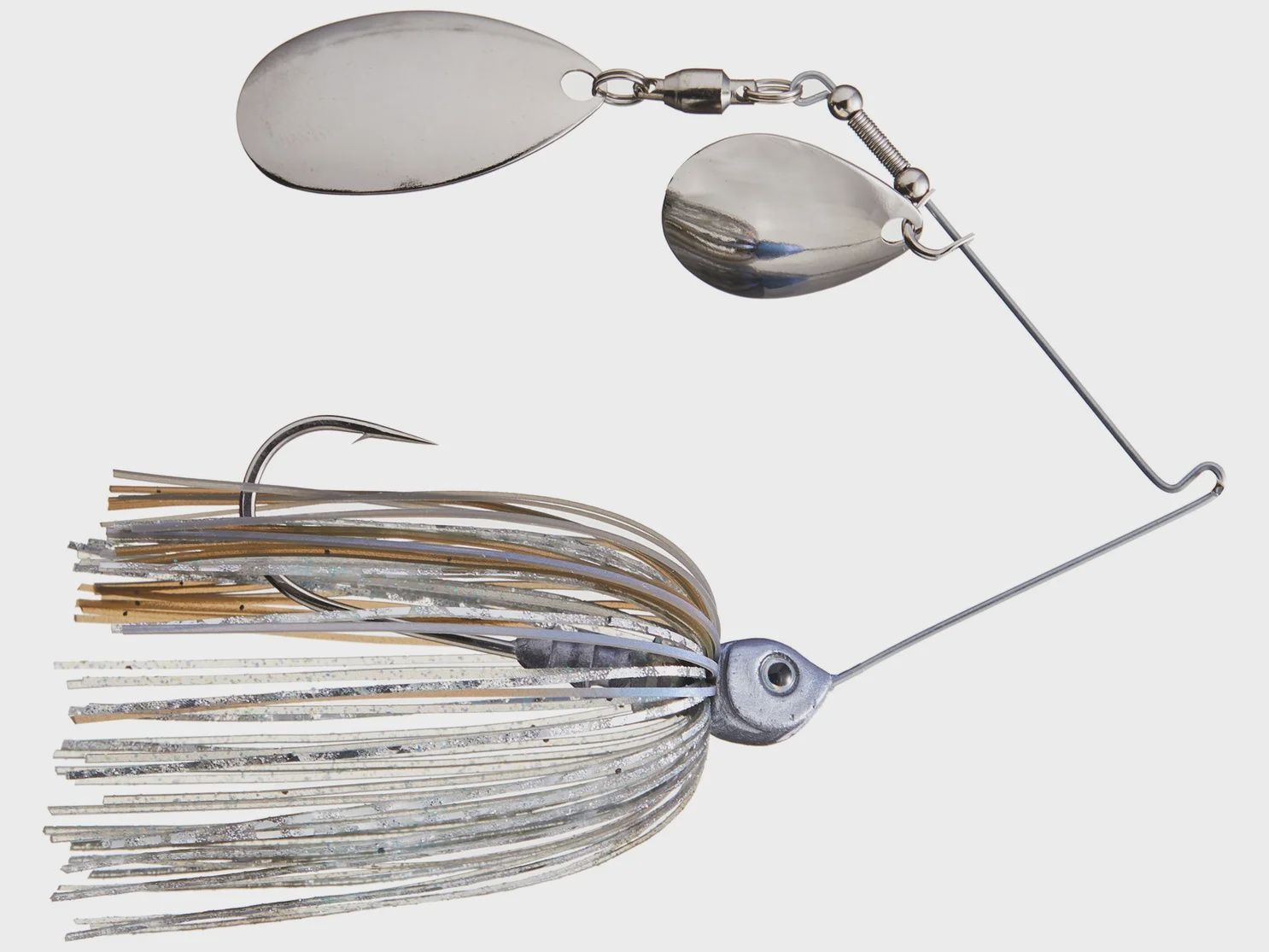 Greenfish BLB/Bad Little Blade Spinnerbait, Attribute: C/I, Size: 7/16oz, color: New Shad