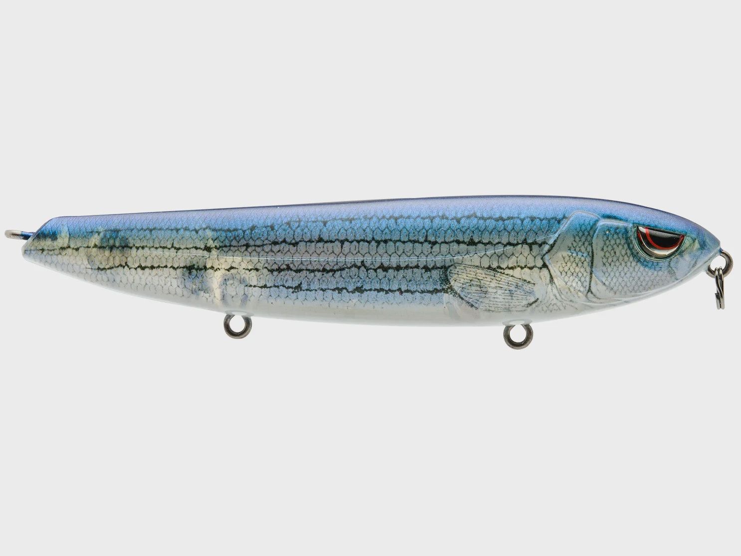 SPRO Walking Haint Topwater Walking Bait, Size: 125mm, color: Baby Striper
