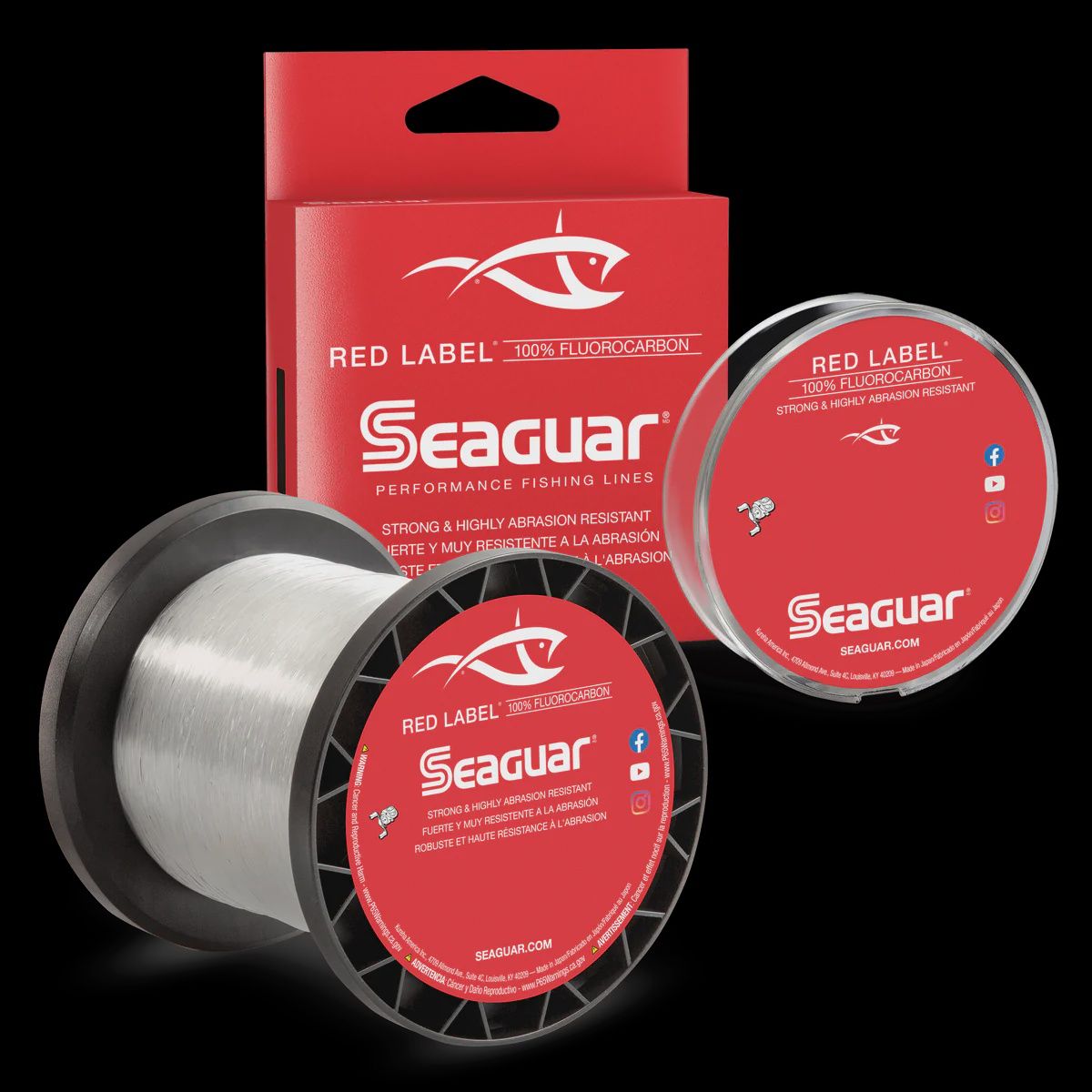 Seaguar Red Label Flouro, Length: 200yd, Size: 6lb