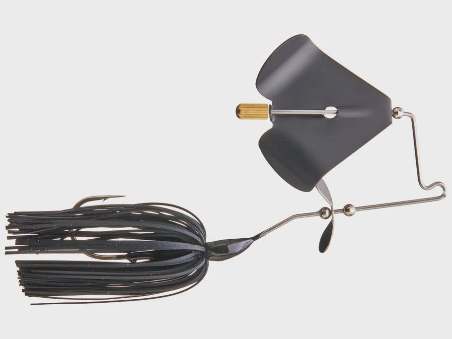 Jackall Firecracker Buzzbait Series, Size: 3/8oz, color: Midnight Black