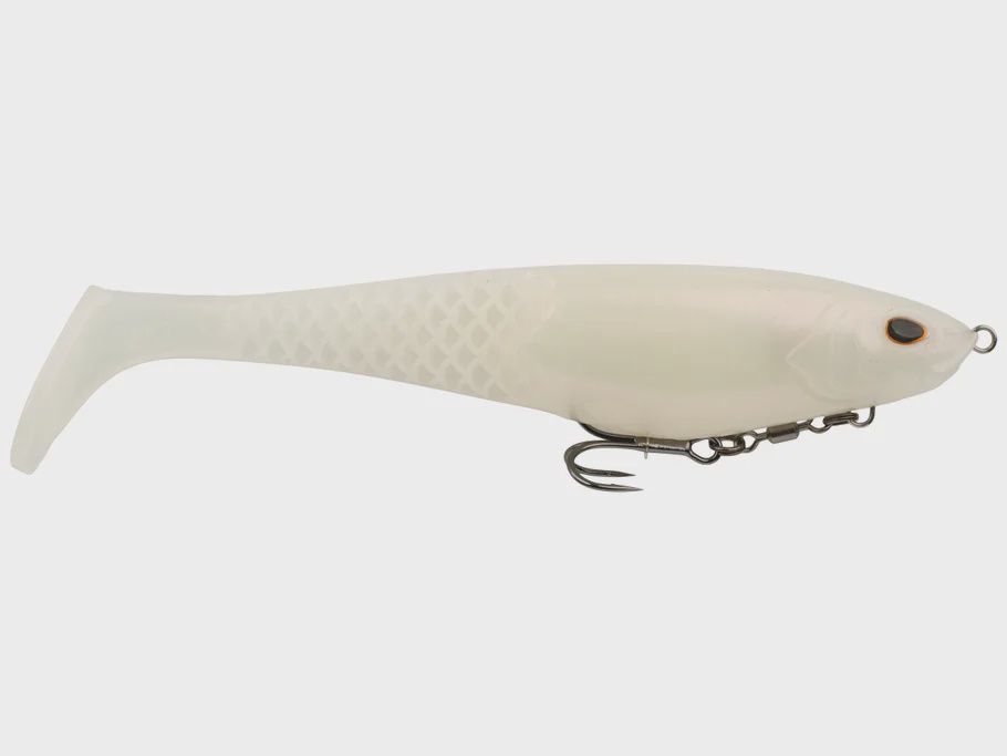 Berkley Cull Shad, Size: 6 inch, color: Albino
