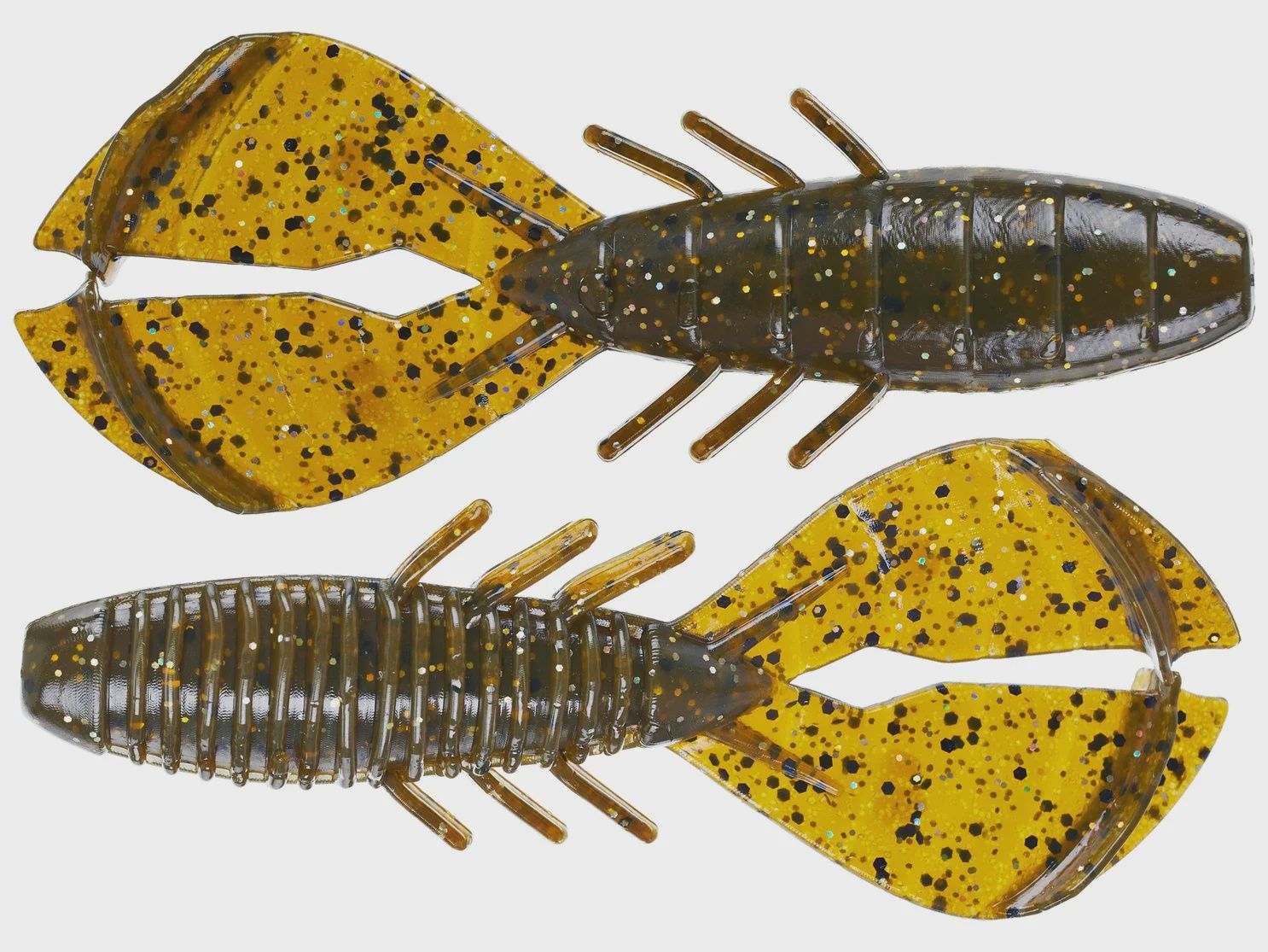 Missile Baits Chunky D Creature Bait, color: Green Pumpkin Flash