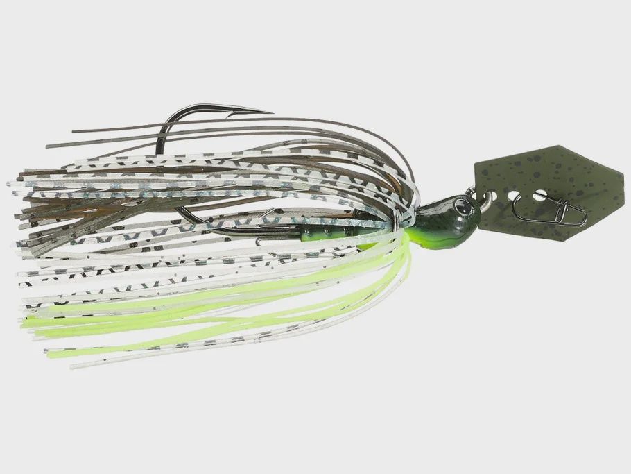 Z-Man Evergreen Chatterbait Jack Hammer Baby Jack, Size: 3/8, color: Bhite Delight