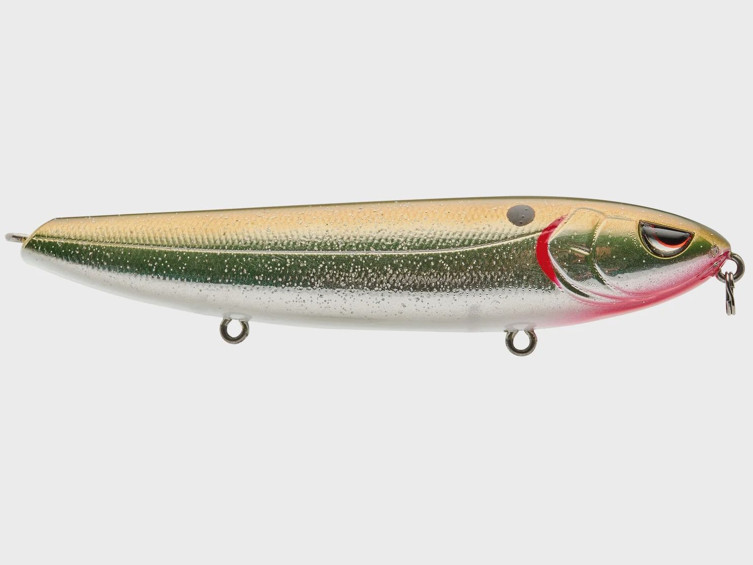 SPRO Walking Haint Topwater Walking Bait -110mm, Size: 110mm, color: Chrome Olive