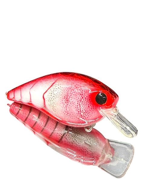 Clarks Hill Custom Lures 2.5 Squarebill, color: Louisiana Red Fire Craw
