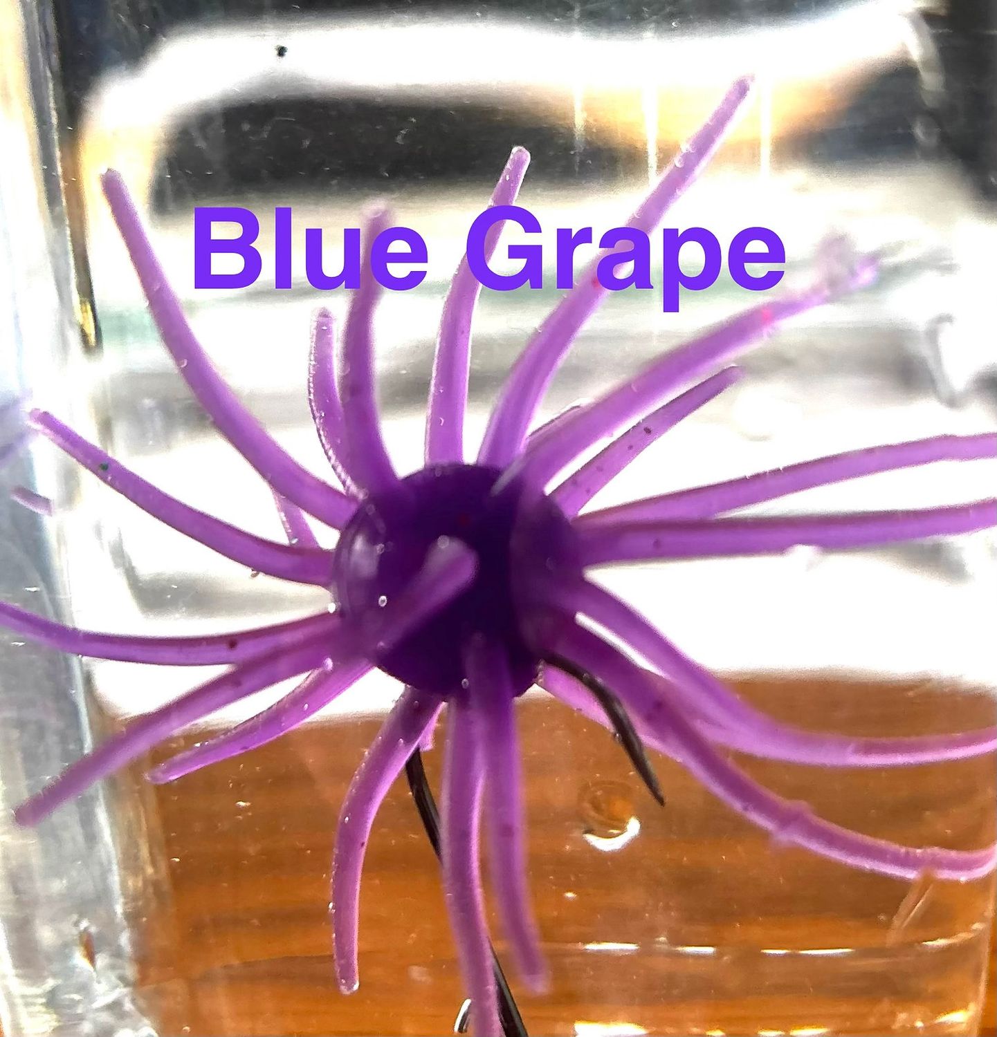 Queen Tackle Porcupine Ball - Baby 8 - 8 MM - 2pk, color: Blue Grape