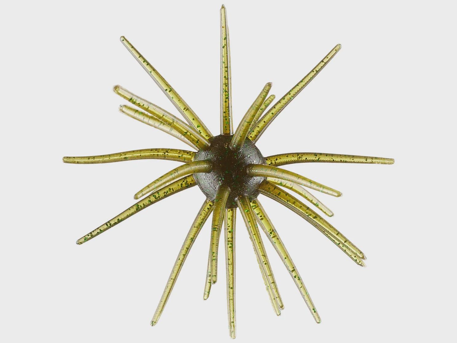 Queen Tackle Porcupine Ball Dead Center 15mm 2pk, color: Green Pumpkin Green