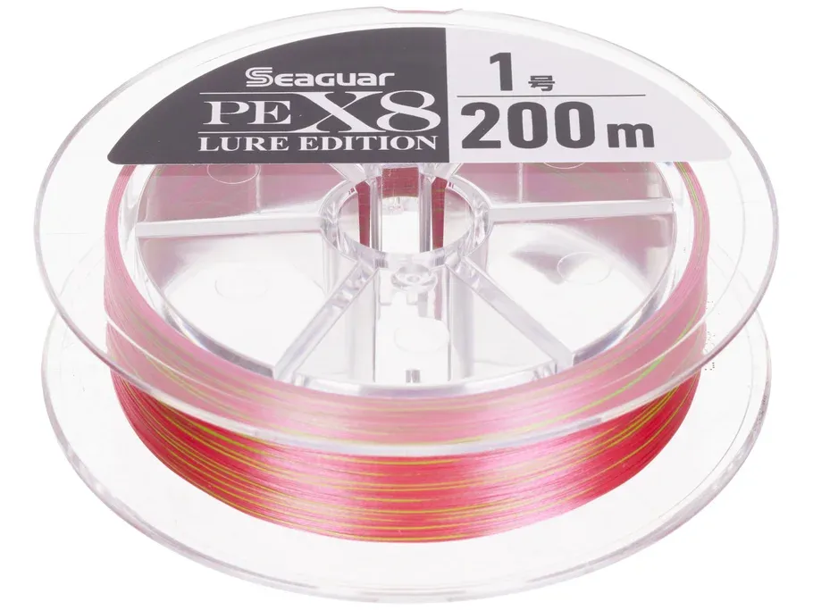 Seaguar JDM PEX8 Lure Edition Braid, Size: 12lb, color: Passion Pink