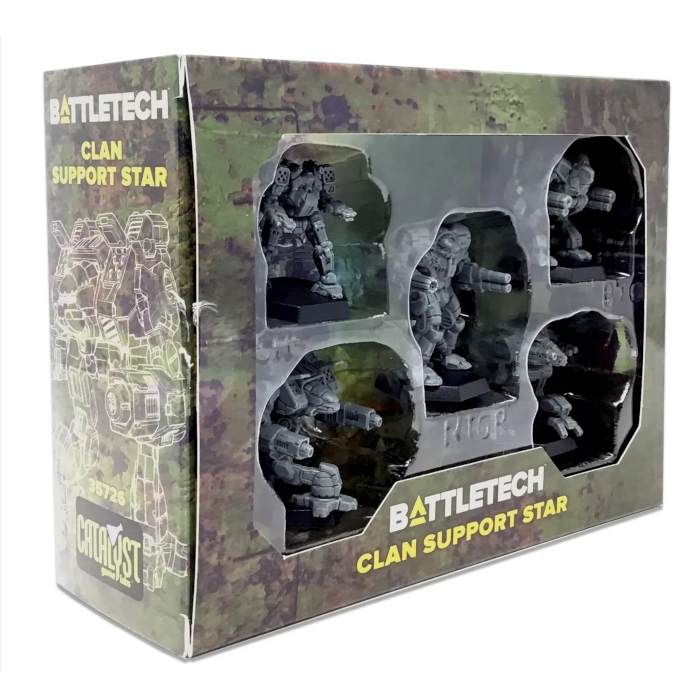 BattleTech: Clan Support Star Miniatures Pack