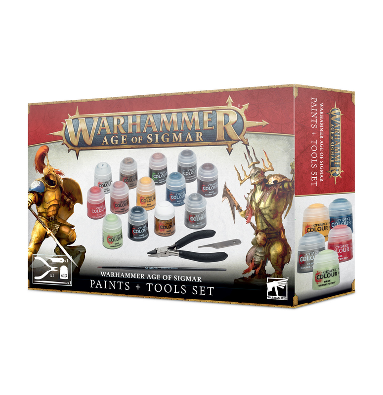 AGE OF SIGMAR: PAINTS + TOOL SET