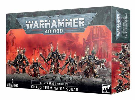 CHAOS SPACE MARINES: CHAOS TERMINATOR SQUAD