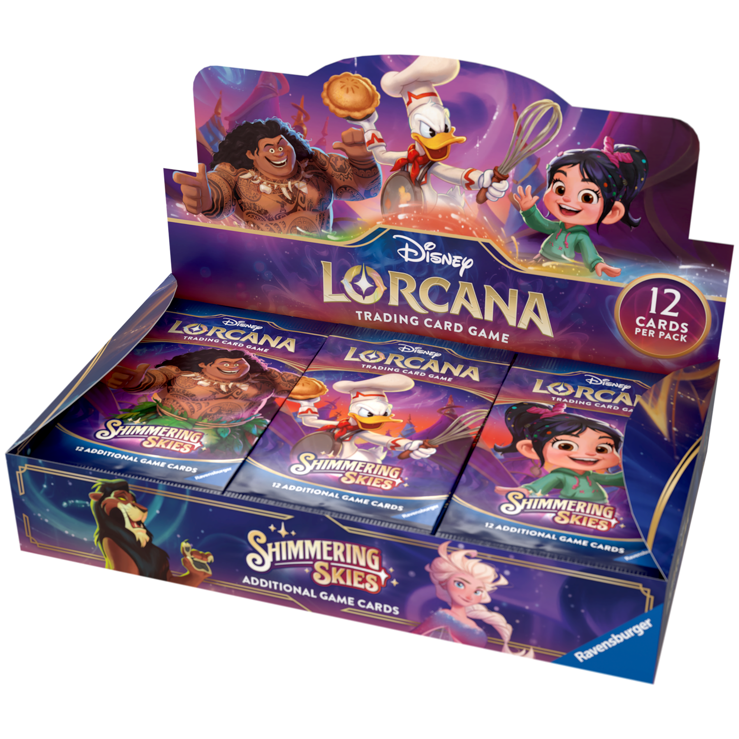 Disney&#39;s Lorcana TCG Booster Display, Set: Shimmering Skies