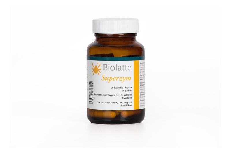 Biolatte Superzym 60 kaps. ENZYMY TRAWIENNE