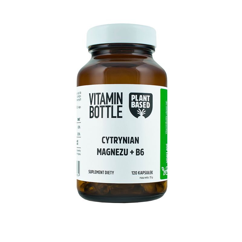 Cytrynian Magnezu + B6 (120 kapsułek)
