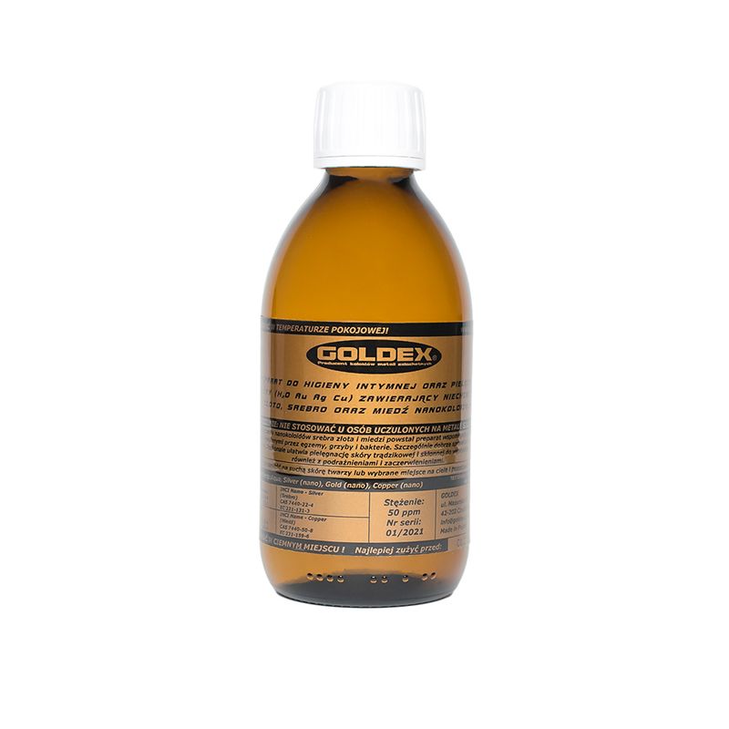 Złoto, Srebro oraz Miedź Koloidalna 250 ml