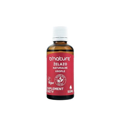 Żelazo krople (50 ml) - Naturalne