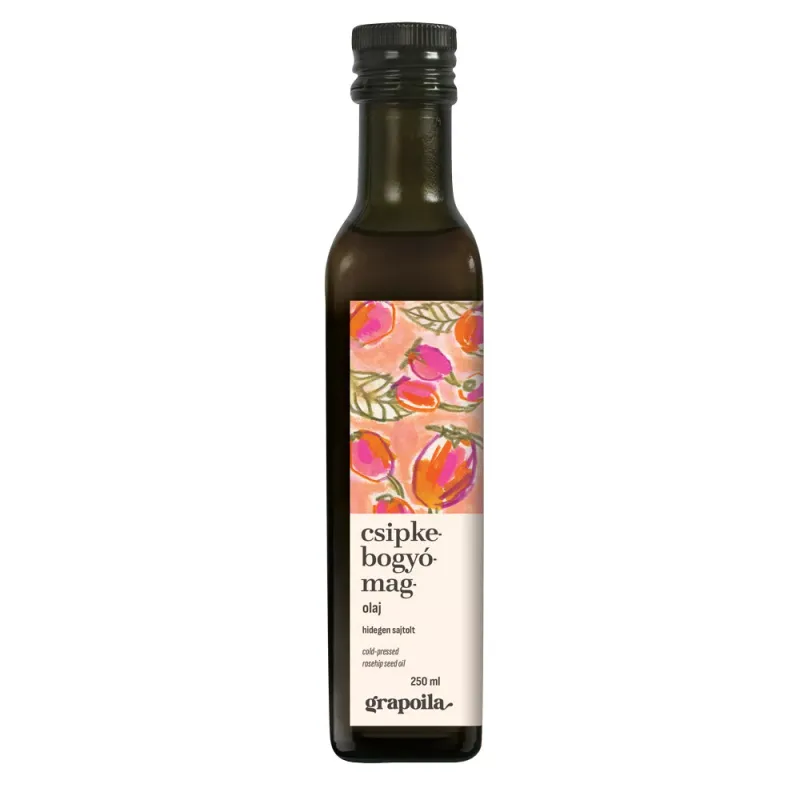 Olej z nasion Dzikiej Róży 250 ml (tłoczony na zimno) WĘGRY