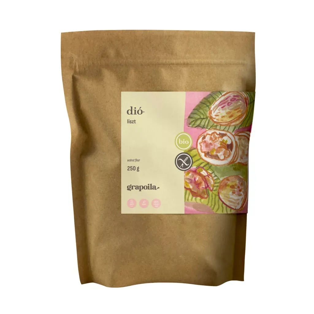 MĄKA Z ORZECHÓW WŁOSKICH BIO 250 g (BEZGLUTENOWA)