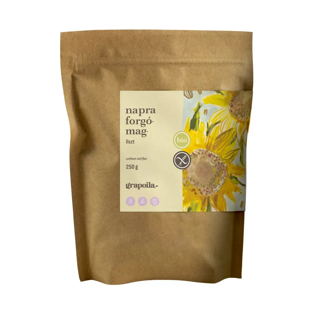 MĄKA Z NASION SŁONECZNIKA BIO 250 g (BEZGLUTENOWA)