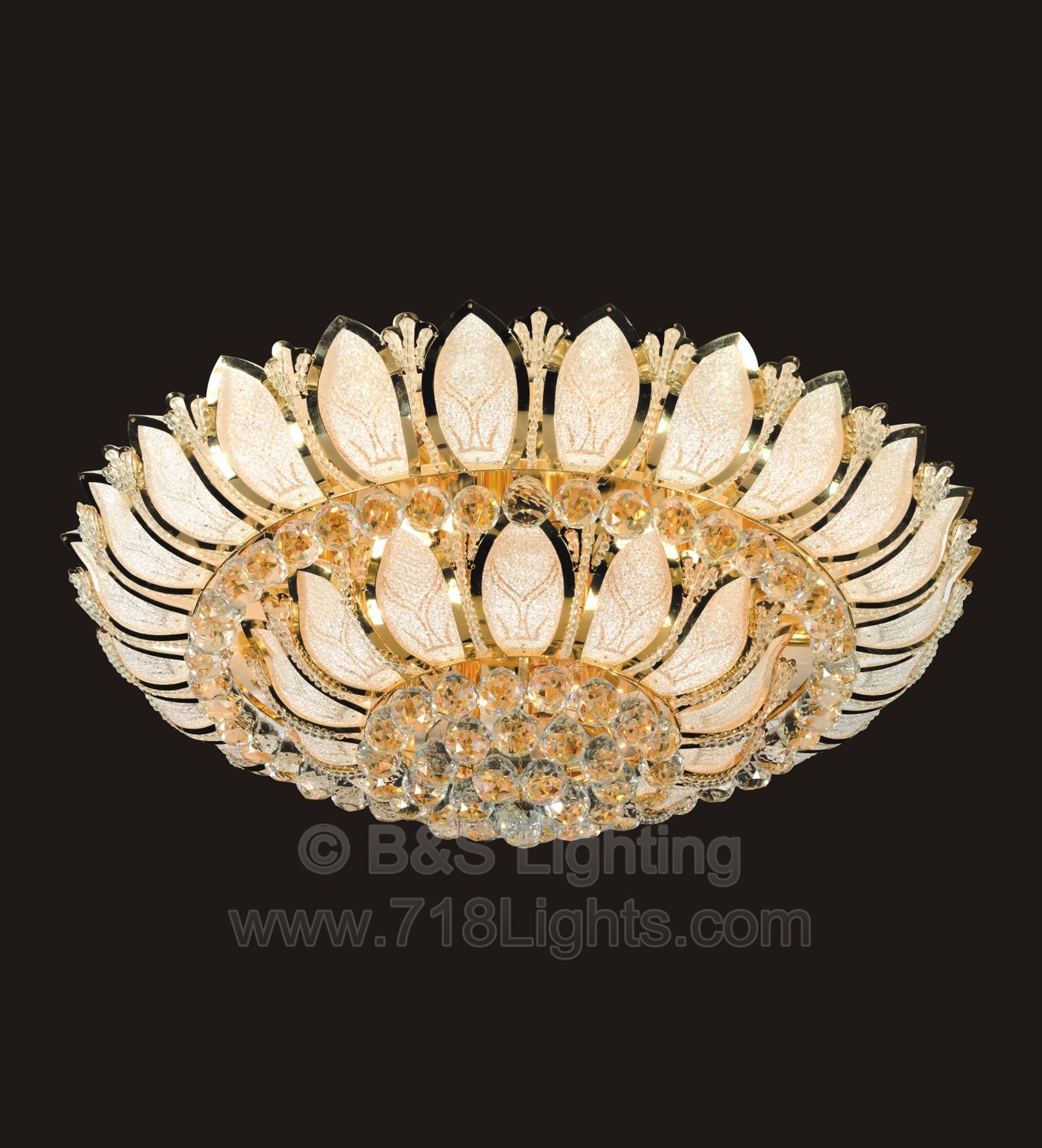 18002F ROUND 32 X 32 CHROME LED