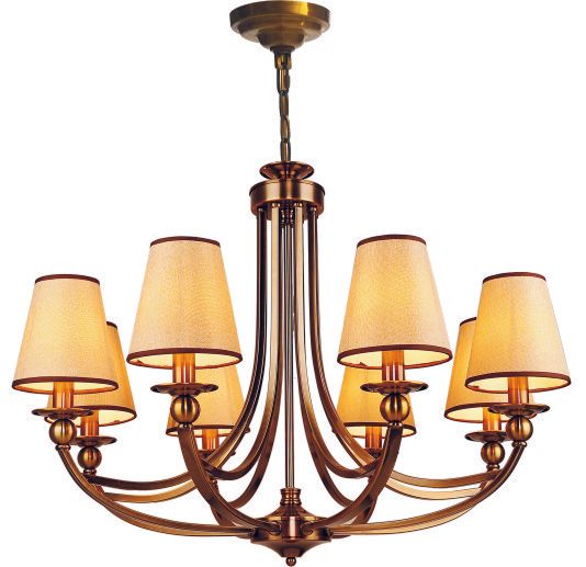 2007W35SB   35X26  8 LIGHT   SHINNY BRONZE