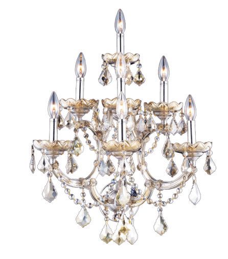 4004W20CG-911T  20X24  7 LIGHT  CLEAR GOLD