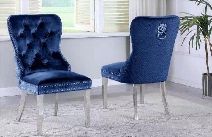 DC1003 - BLUE DINING CHAIR