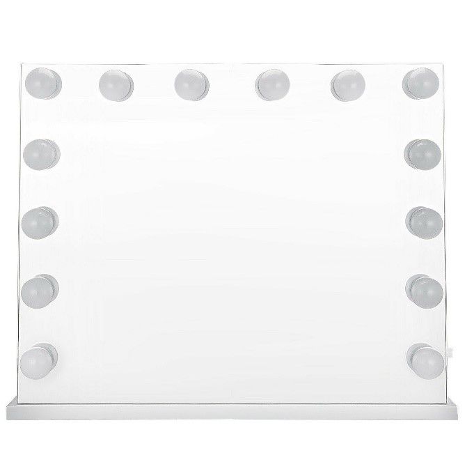 SM2432W - RECTANGLE SMART MIRROR WHITE  BLUETOOTH SPEAKES CHARGING PORT