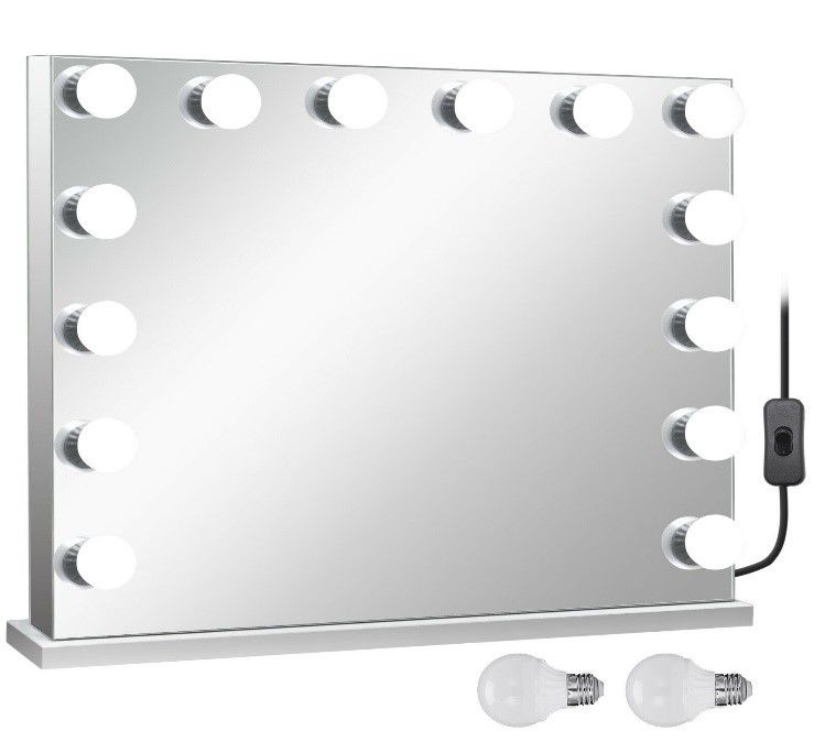 SM2432B - RECTANGLE SMART MIRROR BLACK  BLUETOOTH SPEAKES CHARGING PORT