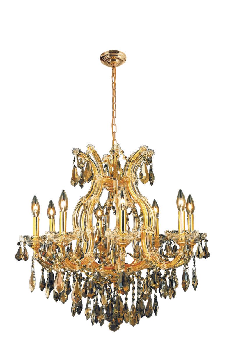 4004W26CG-917T  26X27  9 LIGHT  CLEAR GOLD