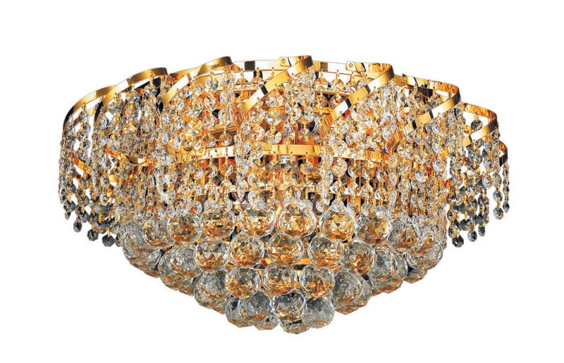 1039F20G  20X12  9 LIGHT   24K GOLD