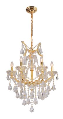 86036W22CG-932C  22X29  6 LIGHT CLEAR GOLD