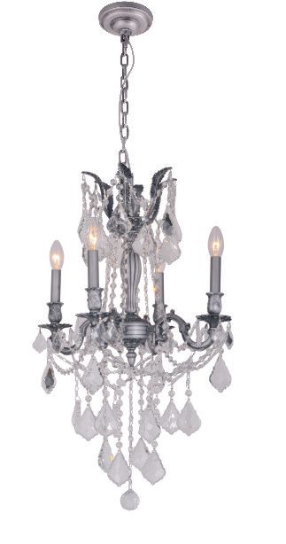 2018W13-4P  13X22  4 LIGHT  PEWTER