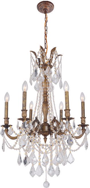 2018W23-6B  23X26  6 LIGHT  BRONZE