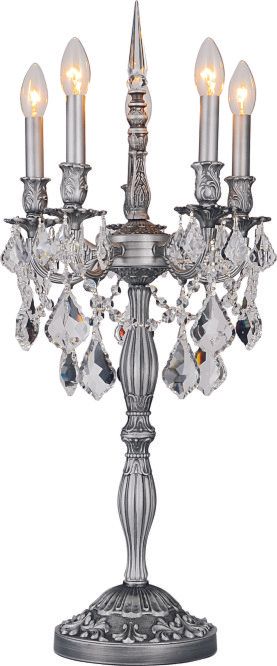 2018TL13-5P  13X26  5 LIGHT  PEWTER